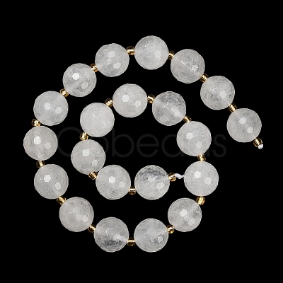 Natural Quartz Crystal Beads Strands G-C249-A14-16mm-1