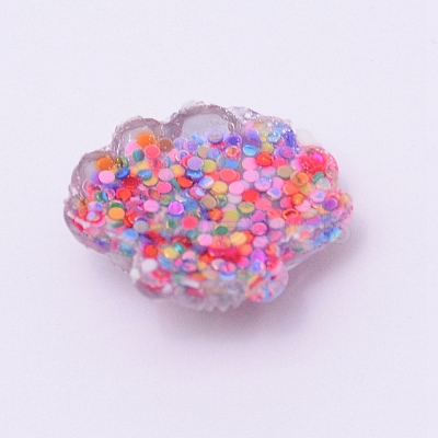 Transparent Flatback Resin Cabochons Accessories RESI-WH0009-82-1