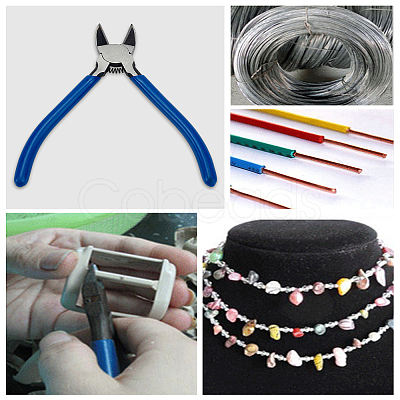 1Pc Chromium Vanadium Alloy Steel Jewelry Pliers PT-LP0001-07-1