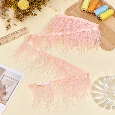 2M Fashion Fibre Imitation Ostrich Feather Trimming DIY-GF0014-47A-1