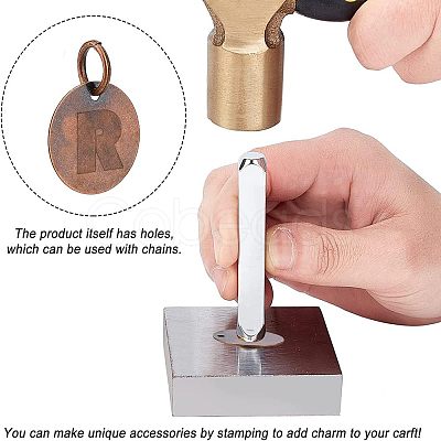 100Pcs Brass Stamping Blank Tag Charms KK-FH0002-60R-1