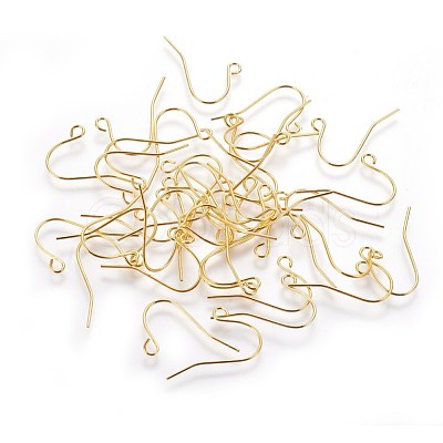 Iron Earring Hooks IFIN-T001-04G-NF-1