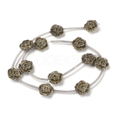 Natural Pyrite Beads Strands G-I194-34-1