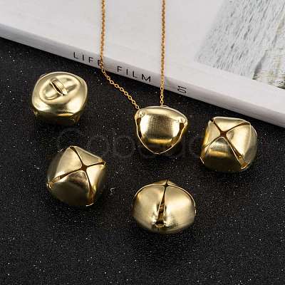 Iron Bell Pendants IFIN-Q112-04G-1