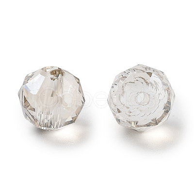 Electroplate Round Glass Beads EGLA-A043-01-PL01-1