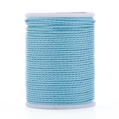 Round Waxed Polyester Cord X-YC-G006-01-1.0mm-06-1
