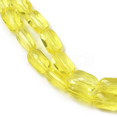 Transparent Glass Beads Strands GLAA-Z018-C24-1