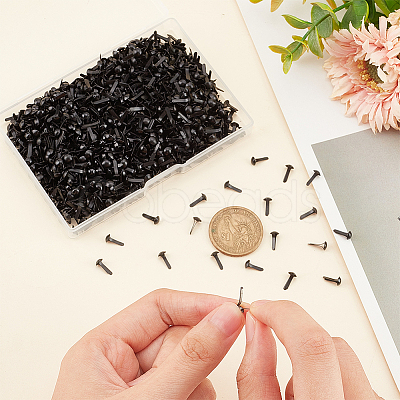 1000Pcs Eco-Friendly Stoving Varnish Iron Brads DIY-PH0021-19-1