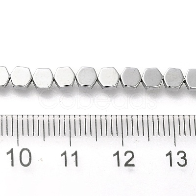 Electroplated Synthetic Non-magnetic Hematite Beads Strands G-C154-B01-01C-1