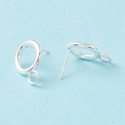 304 Stainless Steel Stud Earring Findings X-STAS-P308-02A-S-1