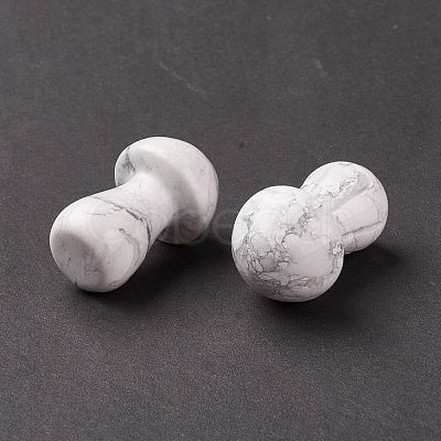 Natural Howlite GuaSha Stone G-A205-25Y-1
