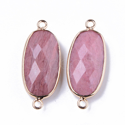 Natural Rhodochrosite Links Connectors X-G-R472-03G-1