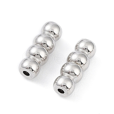 Anti-Tarnish Rhodium Plated 925 Sterling Silver Screw Clasps STER-K173-04P-1