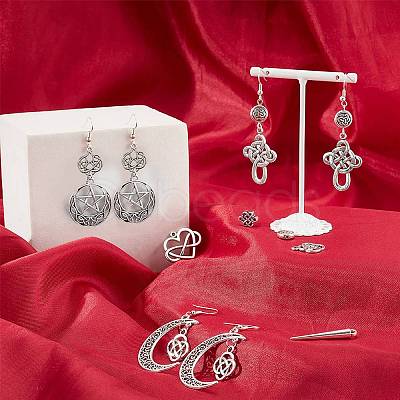 DIY Knot Drop Earring Making Kit DIY-SC0018-18-1
