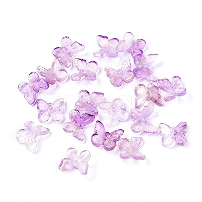 Electroplate Glass Beads EGLA-E059-E04-1
