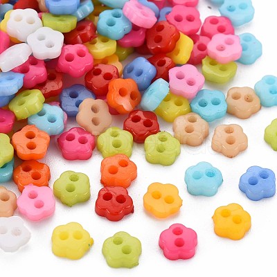 2-Hole Plastic Buttons BUTT-N018-029-1