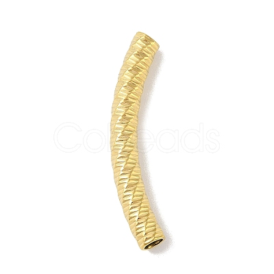 304 Stainless Steel Curved Tube Beads STAS-M071-03J-G-1