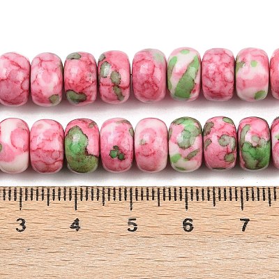 Dyed Synthetic Riverstone Beads Strands G-Z105-C01-01E-1