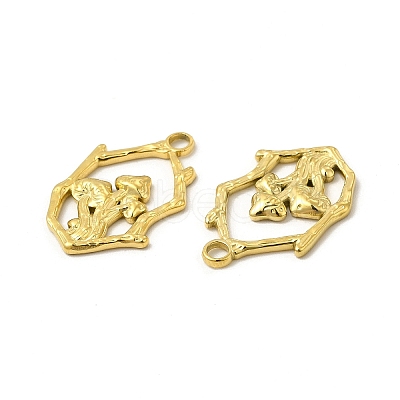 Ion Plating(IP) 304 Stainless Steel Pendants STAS-I671-11G-1