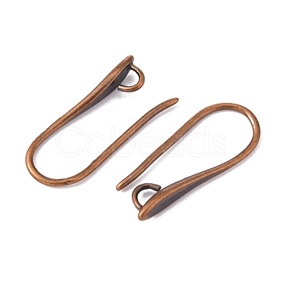 Brass Earring Hooks for Earring Designs X-KK-M142-02-RS-1