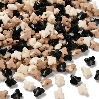 Opaque Acrylic Beads SACR-D009-02J-1