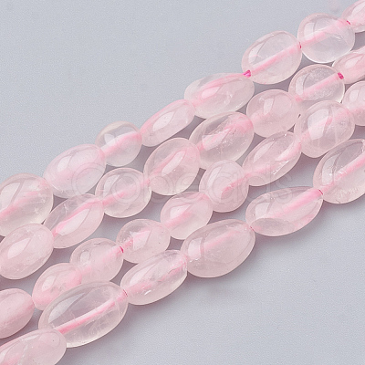 Natural Rose Quartz Beads Strands G-S331-6x8-017-1