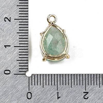Natural Dyed Strawberry Quartz Faceted Pendants G-M431-16G-07-1