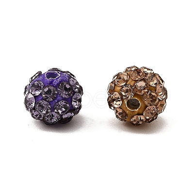 Pave Disco Ball Beads RB-Q195-A6mm-M-1