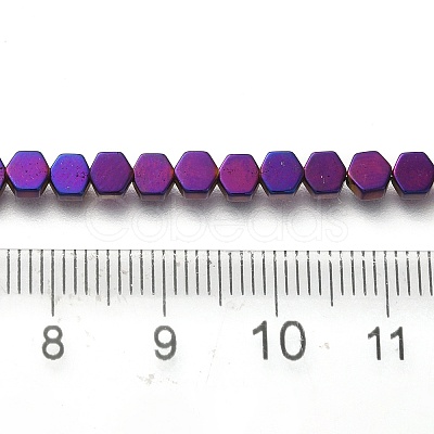 Electroplated Synthetic Non-magnetic Hematite Beads Strands G-C154-B01-01E-1