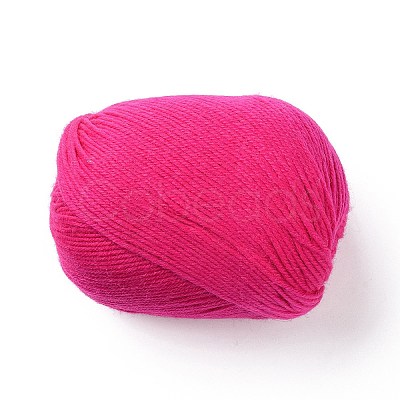 Polyester & Wool Yarn for Sweater Hat YCOR-PW0001-003A-01-1