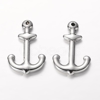 Tarnish Resistant Anchor 304 Stainless Steel Pendants STAS-I045-26-1