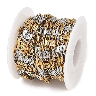 Two Tone 304 Stainless Steel Lumachina Chains CHS-P028-03A-1