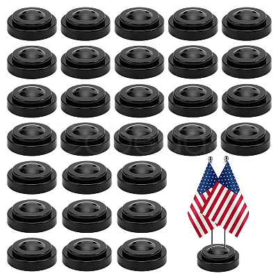 Plastic Mini Flag Stands FIND-WH0139-921B-1