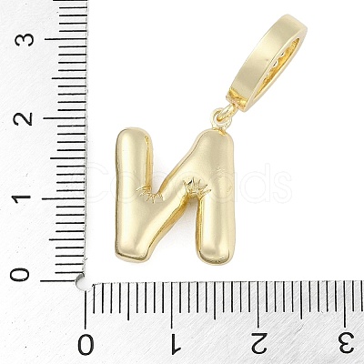 Brass Micro Pave Clear Cubic Zirconia Pendants KK-M289-01N-G-1