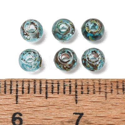 Picasso Transparent Glass Beads GL-CBA5413-01A-1