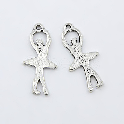 Tibetan Style Alloy Pendants TIBEP-A22572-AS-LF-1