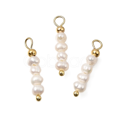 Natural Freshwater Pearl Beaded Pendants PA-CBAF2FA-05G-1