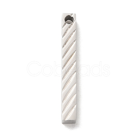 Non-Tarnish 304 Stainless Steel Pendants STAS-D039-02B-P-1