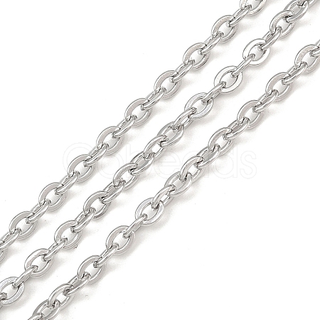 Tarnish Resistant 304 Stainless Steel Cable Chains CHS-R008-13-1