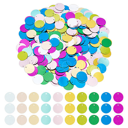 2000Pcs 10 Colors Ornament Accessories PVC-OC0001-14C-1