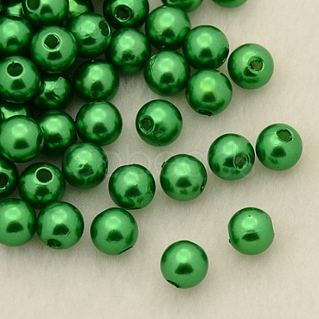 Imitation Pearl Acrylic Beads PL610-11-1