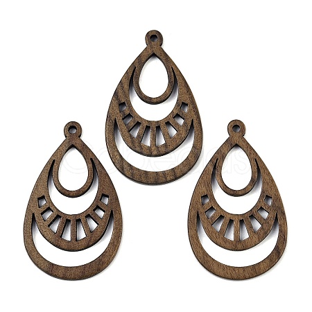 Walnut Wood Pendants WOOD-A025-04H-1