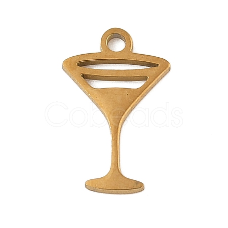 304 Stainless Steel Charms STAS-G355-05B-G-1