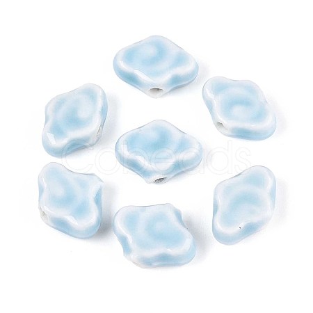 Handmade Porcelain Beads PORC-T133-30G-1