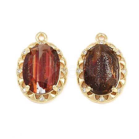 Brass Glass Pendants GL-CBABDD8-17G-02-1