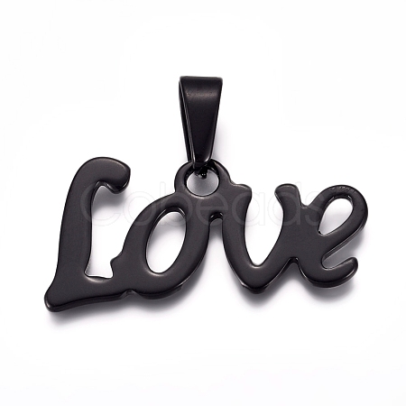 304 Stainless Steel Pendants STAS-I135-01B-1