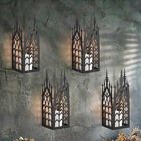 Iron Candle Holders AJEW-WH0481-766-1