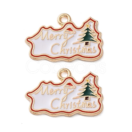 Alloy Enamel Pendants ENAM-I061-01KCG-08A-1