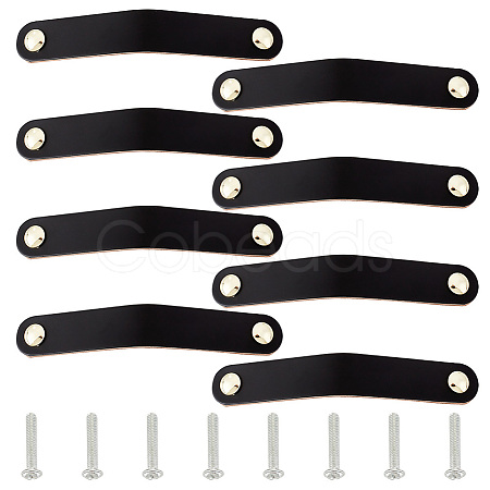 Cattlehide Cabinet Door Drawer Handle Strap DIY-WH0430-196C-01-1