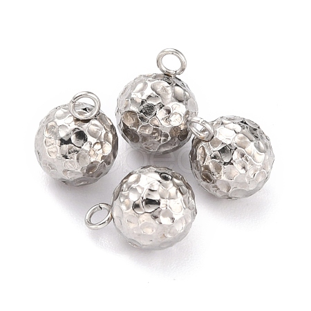 Tarnish Resistant 304 Stainless Steel Charms STAS-O147-03C-P-1